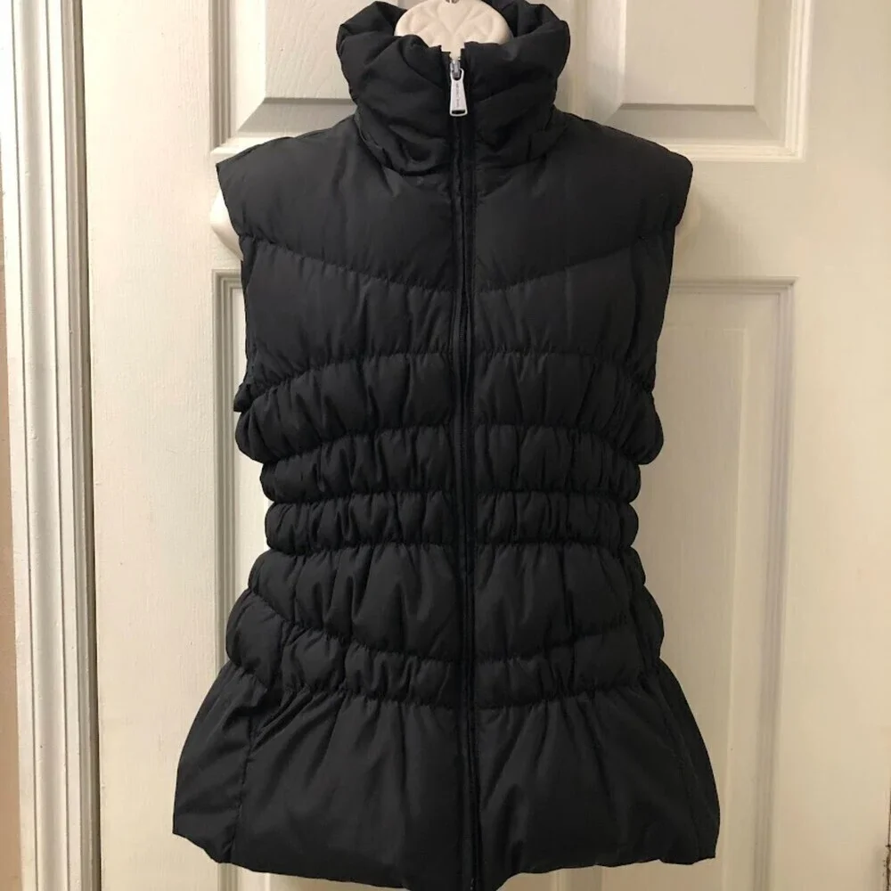 Michael Kors Women's Black Puffer Lightweight Quilted Vest S/P